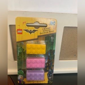 Lego Batman movie brick eraser set